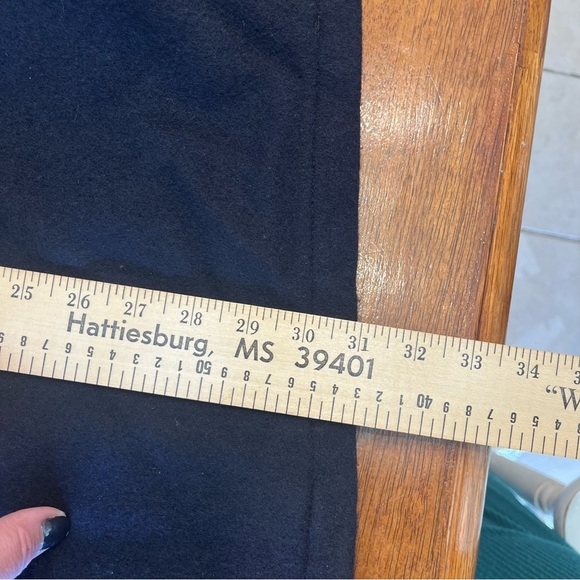 Men’s Woolrich Navy 100% wool coat jacket peacoat size XL - Picture 6 of 9